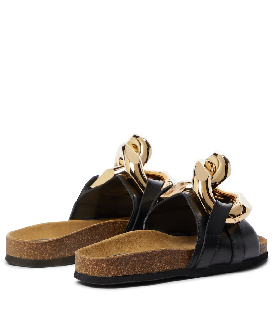 JW Anderson Embellished leather slides