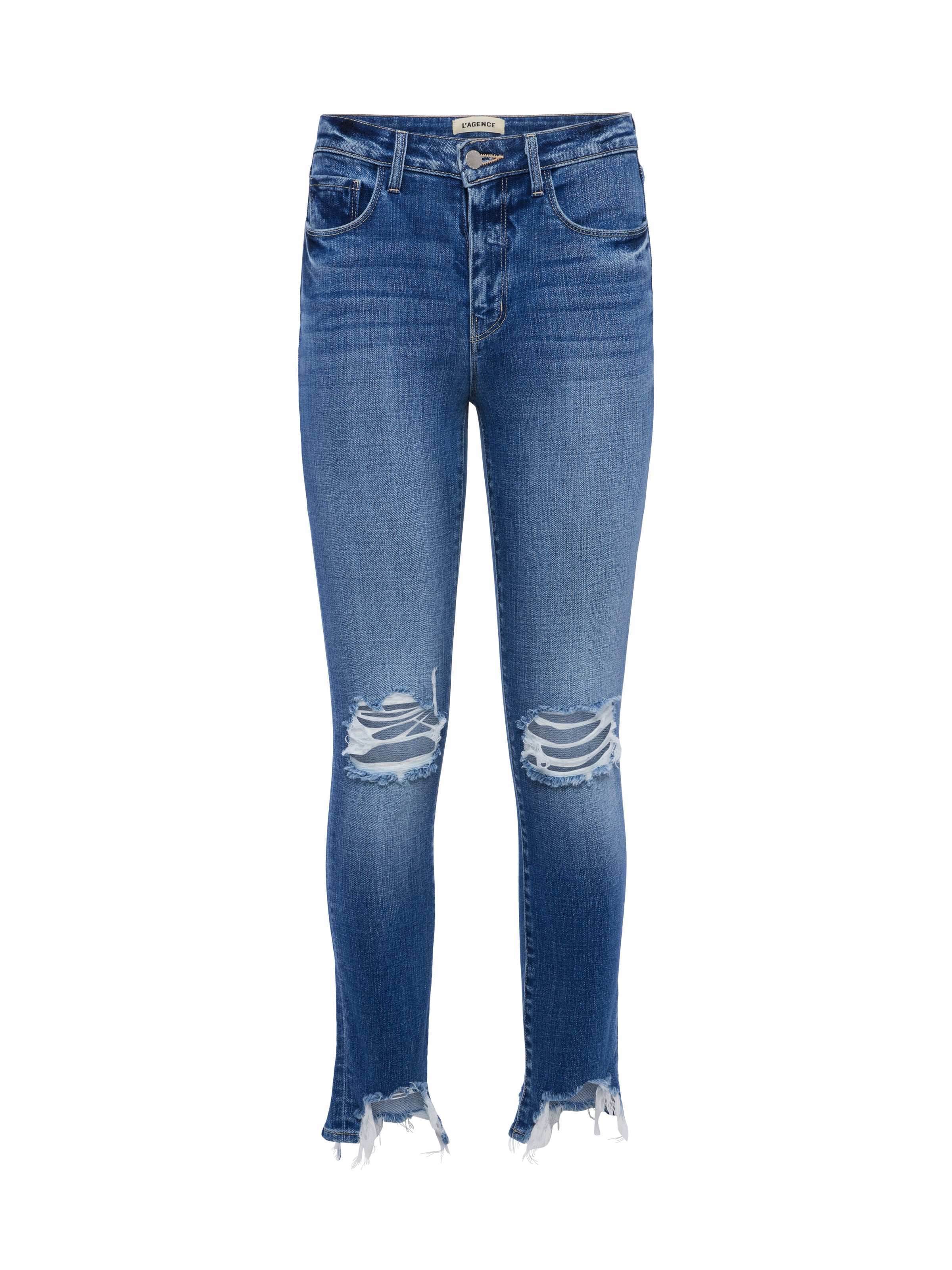 High Line Distressed Skinny Jean In Huxley Destruct