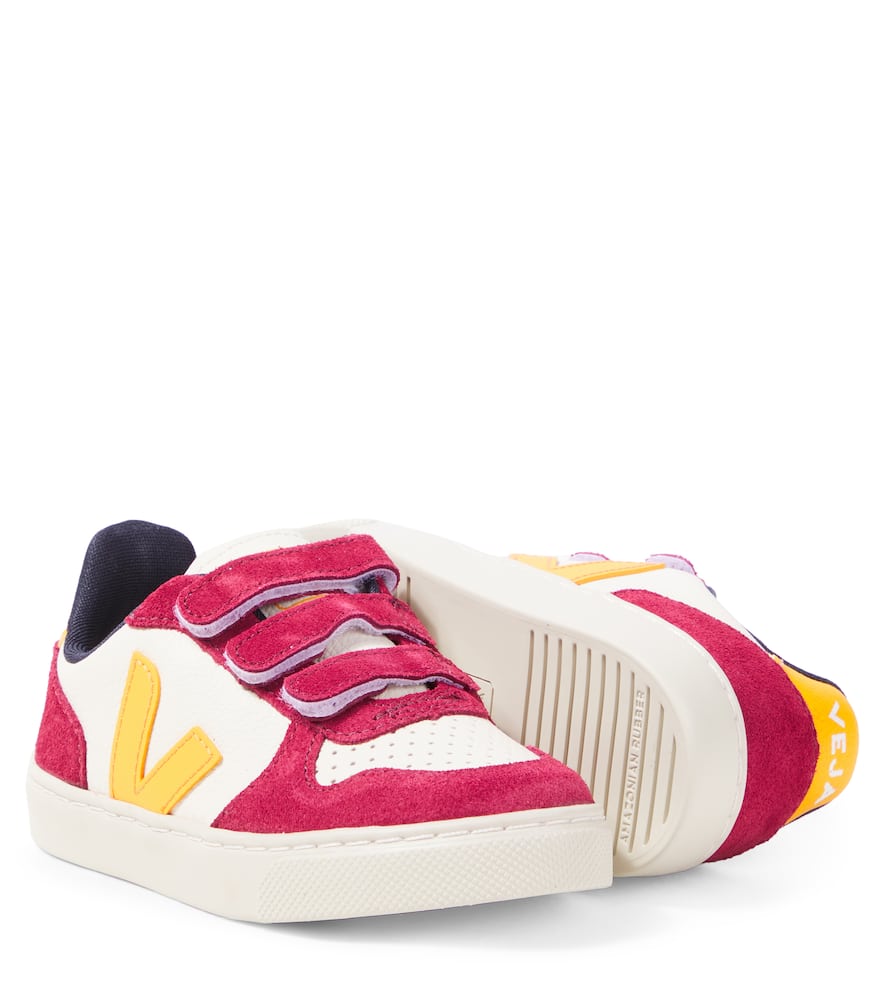 Veja Kids V-10 leather sneakers