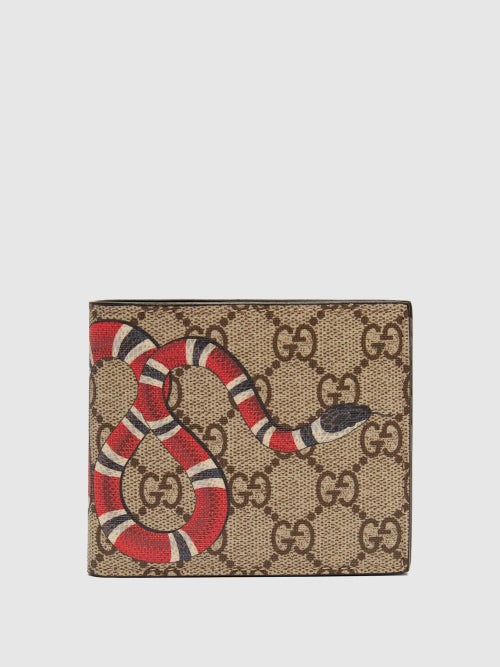 Gucci GG Supreme Kingsnake Boston Bag