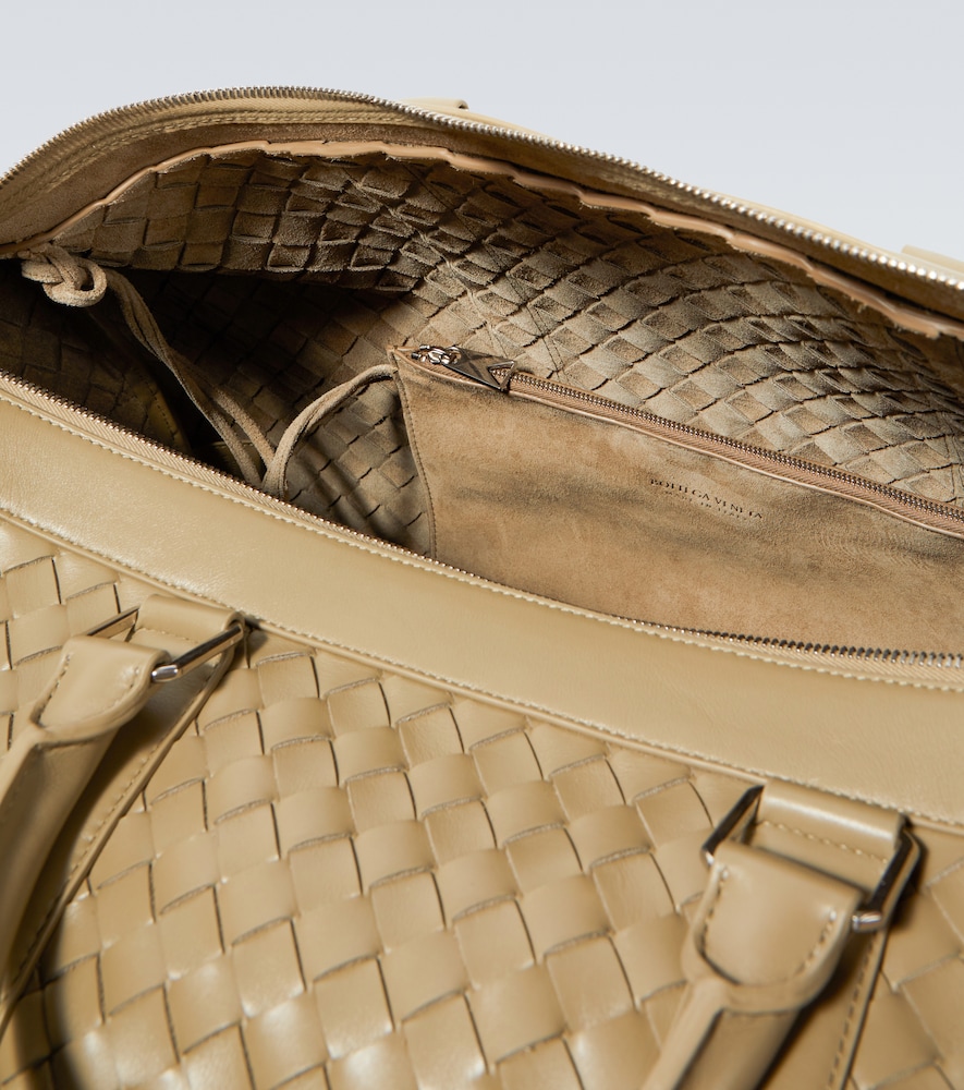 BOTTEGA VENETA Intrecciato Leather Duffle Bag for Men