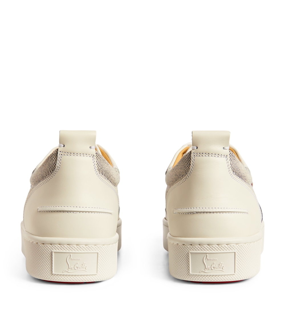 Christian Louboutin Happyrui Leather Sneakers - White - 42
