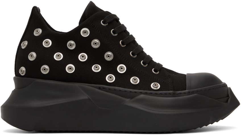 Rick Owens Drkshdw Rick Owens DRKSHDW Black Abstract Sneakers