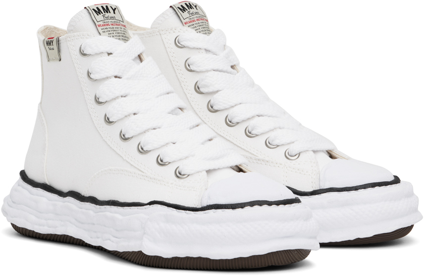 Maison MIHARA YASUHIRO White Peterson23 OG Sole Canvas High-Top Sneakers