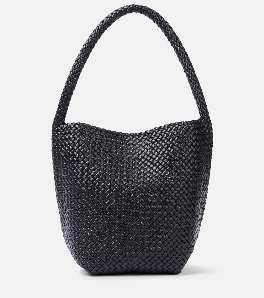 The Row N/S Park Medium woven leather tote bag