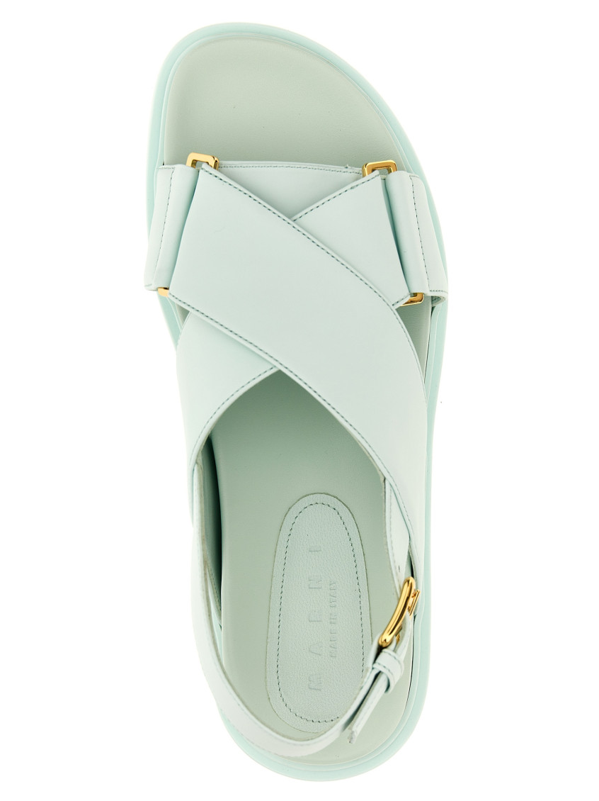 Light Blue Fussbet Sandals