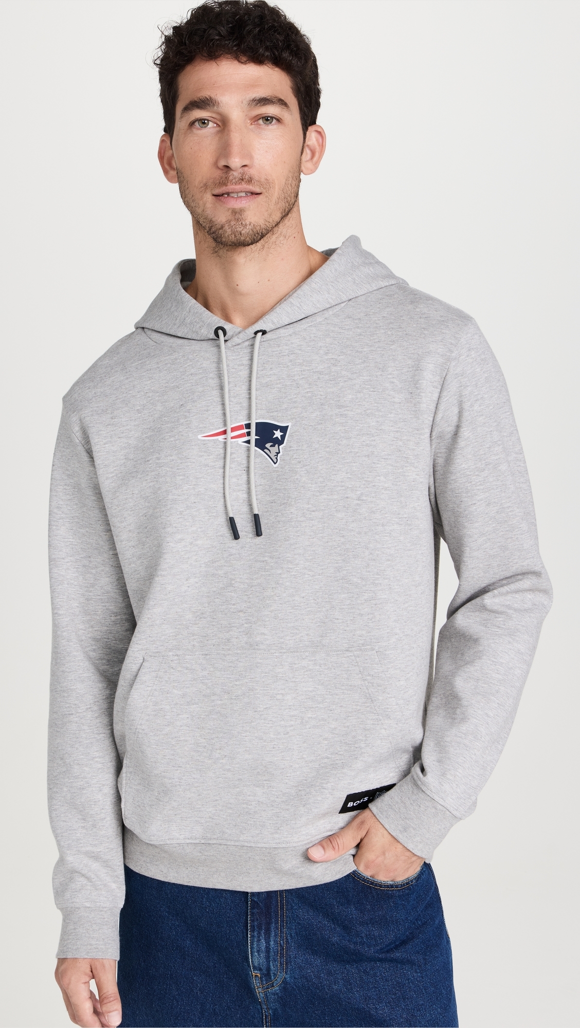 Patriots Hoodie Grey