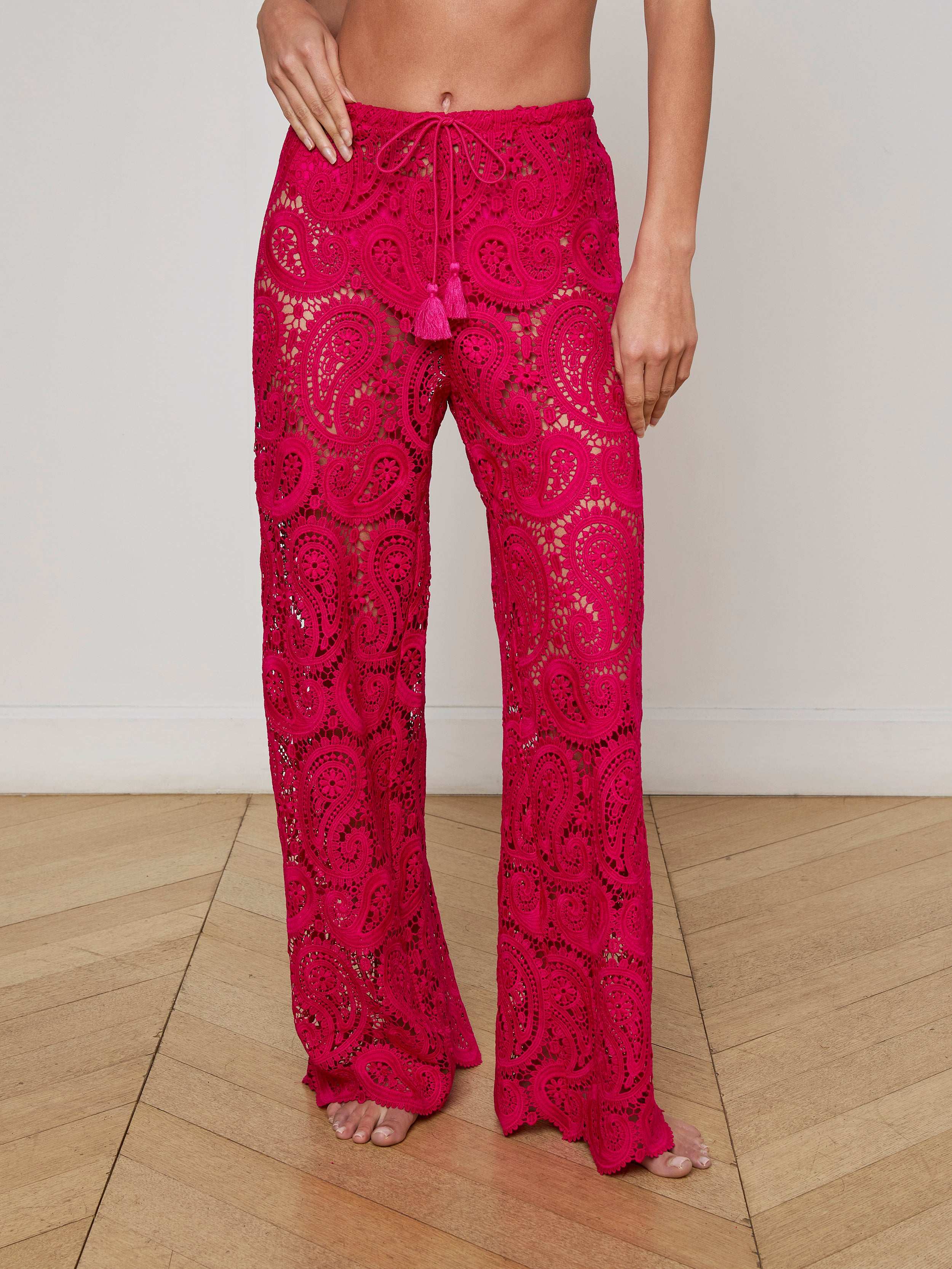 Geraldine Cover-Up Pants In Fuschia