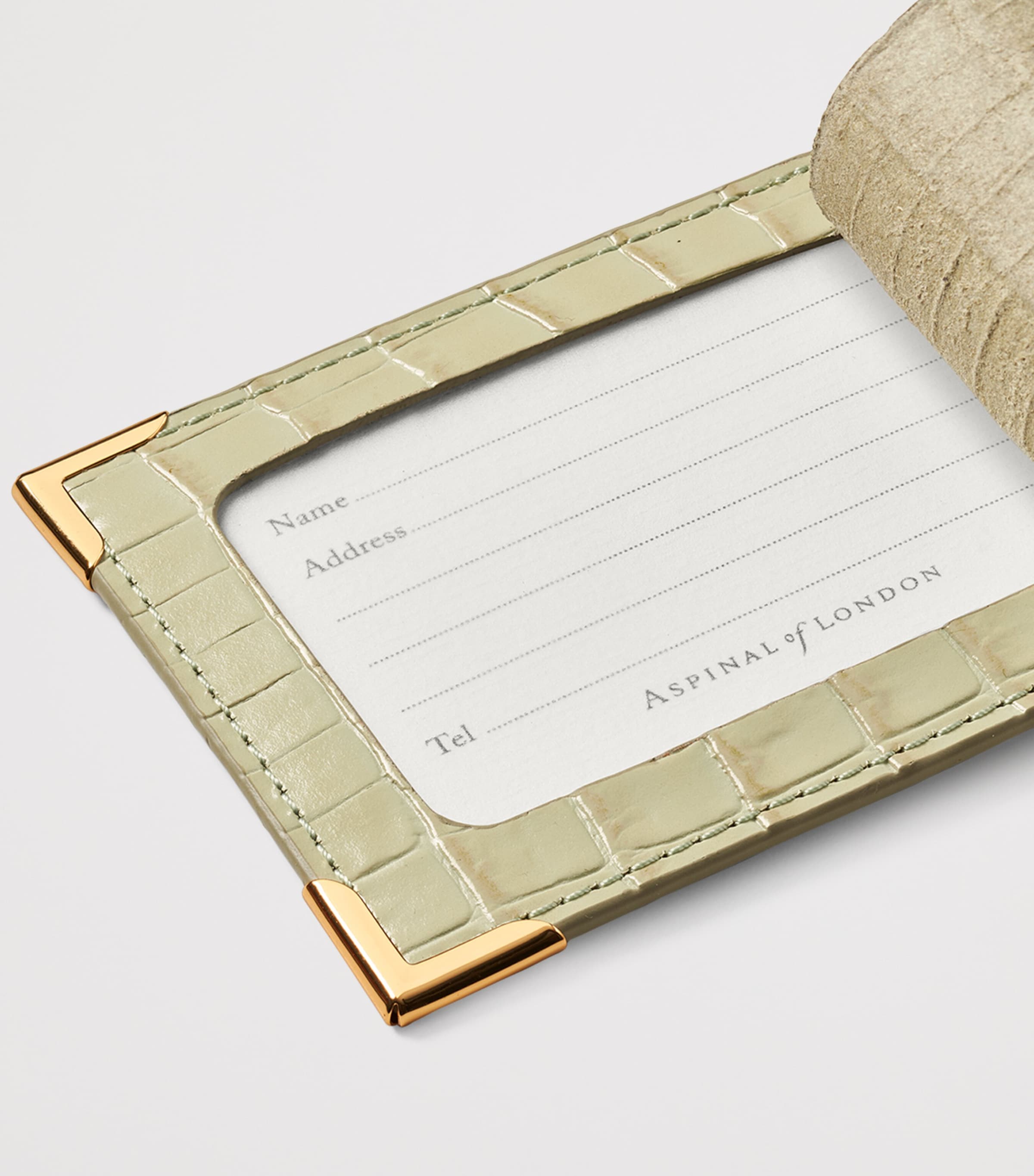 Aspinal Of London Leather Luggage Tags