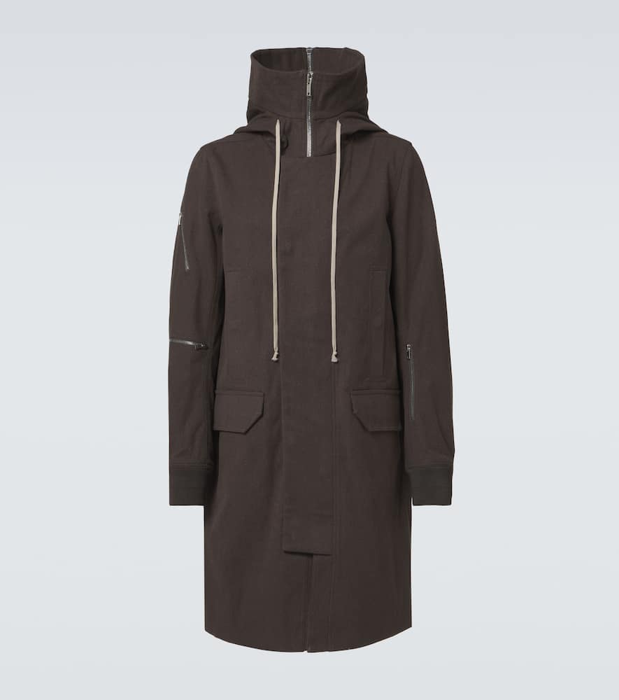 Oversized cotton coat