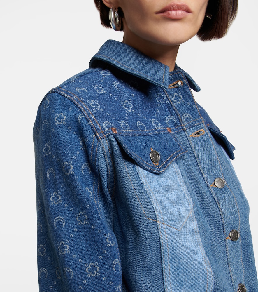 Marine Serre Patchwork Denim Jacket