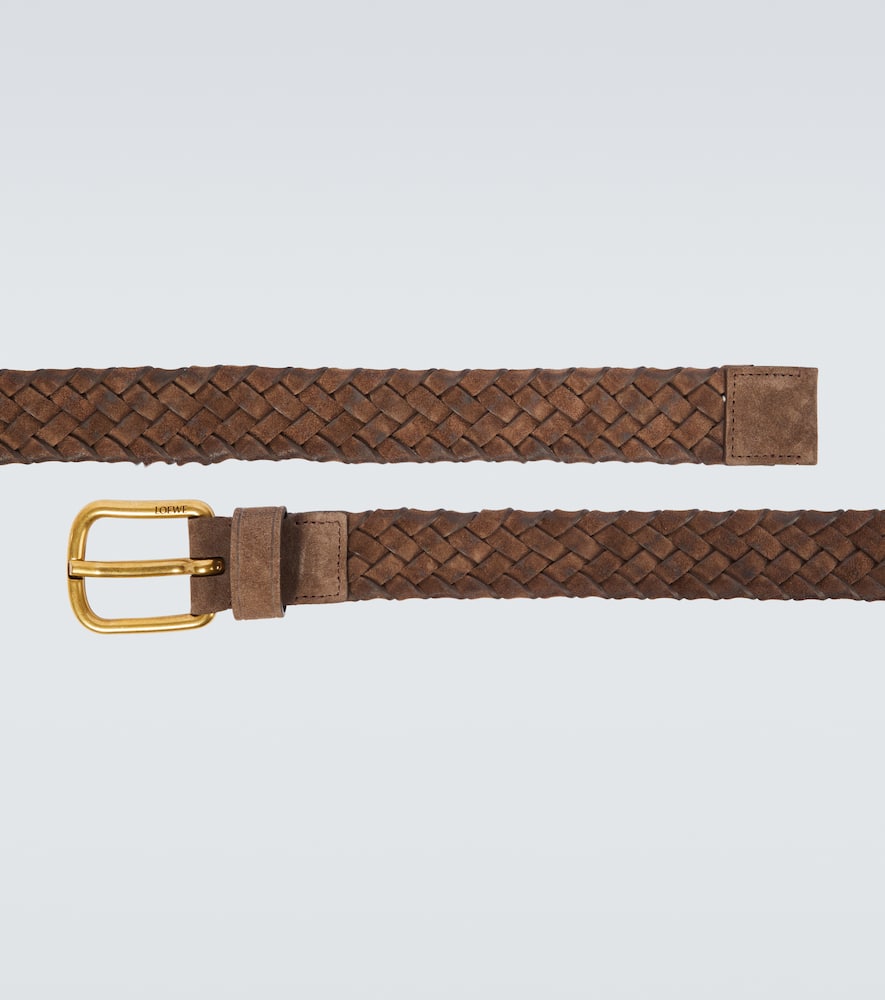 Loewe Braided suede belt