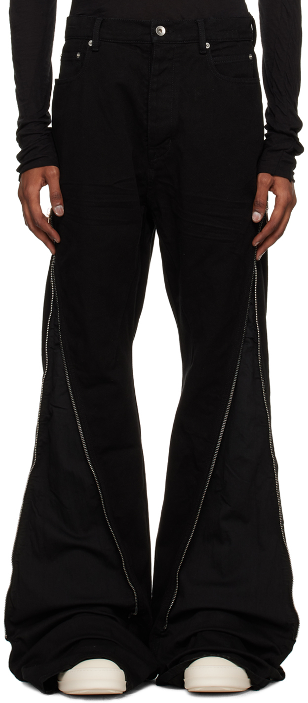 Rick Owens Black Bolan Banana Denim Jeans - Realry: A global