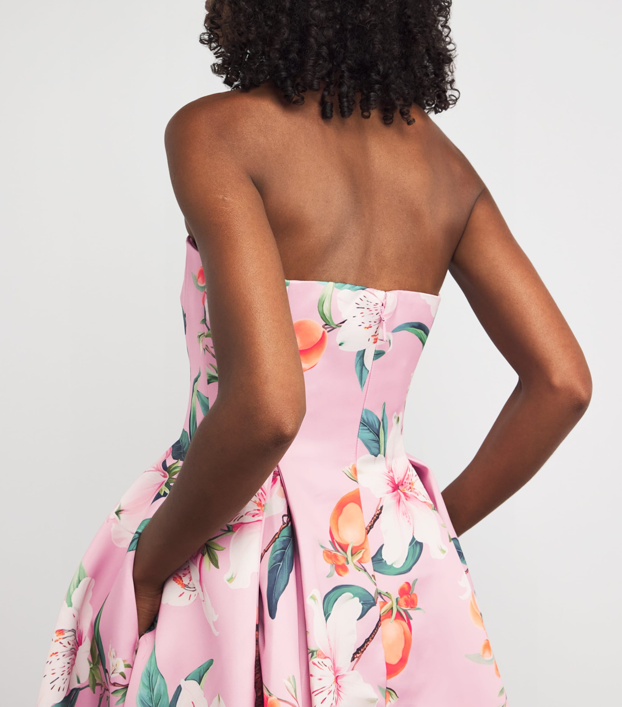Satin Floral Nora Maxi Dress