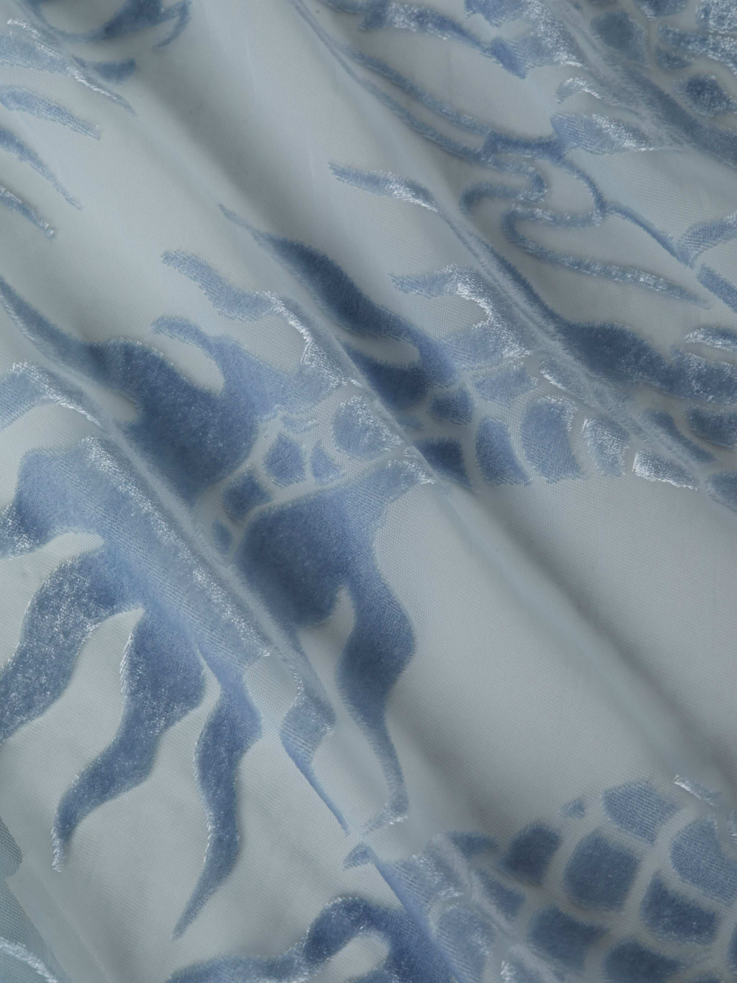Christine Velvet Dress In Blue Fog Dragon