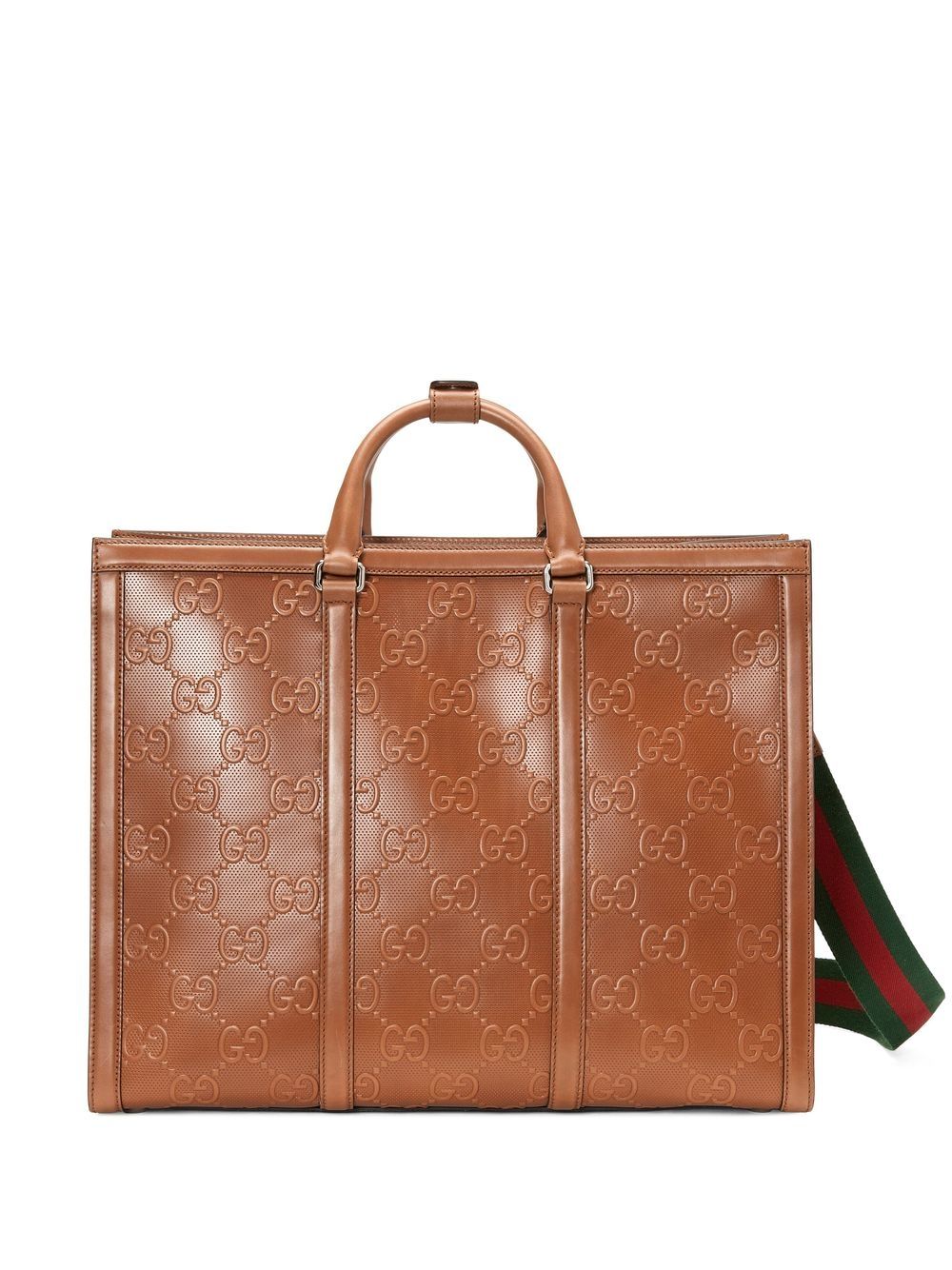 Gucci GG embossed briefcase bag