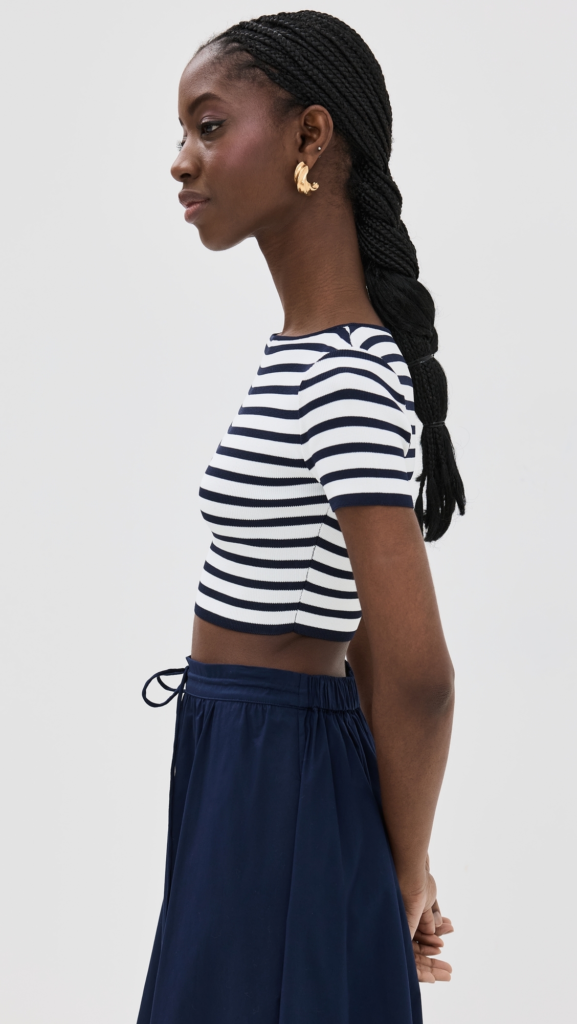 Guard Top Navy/White