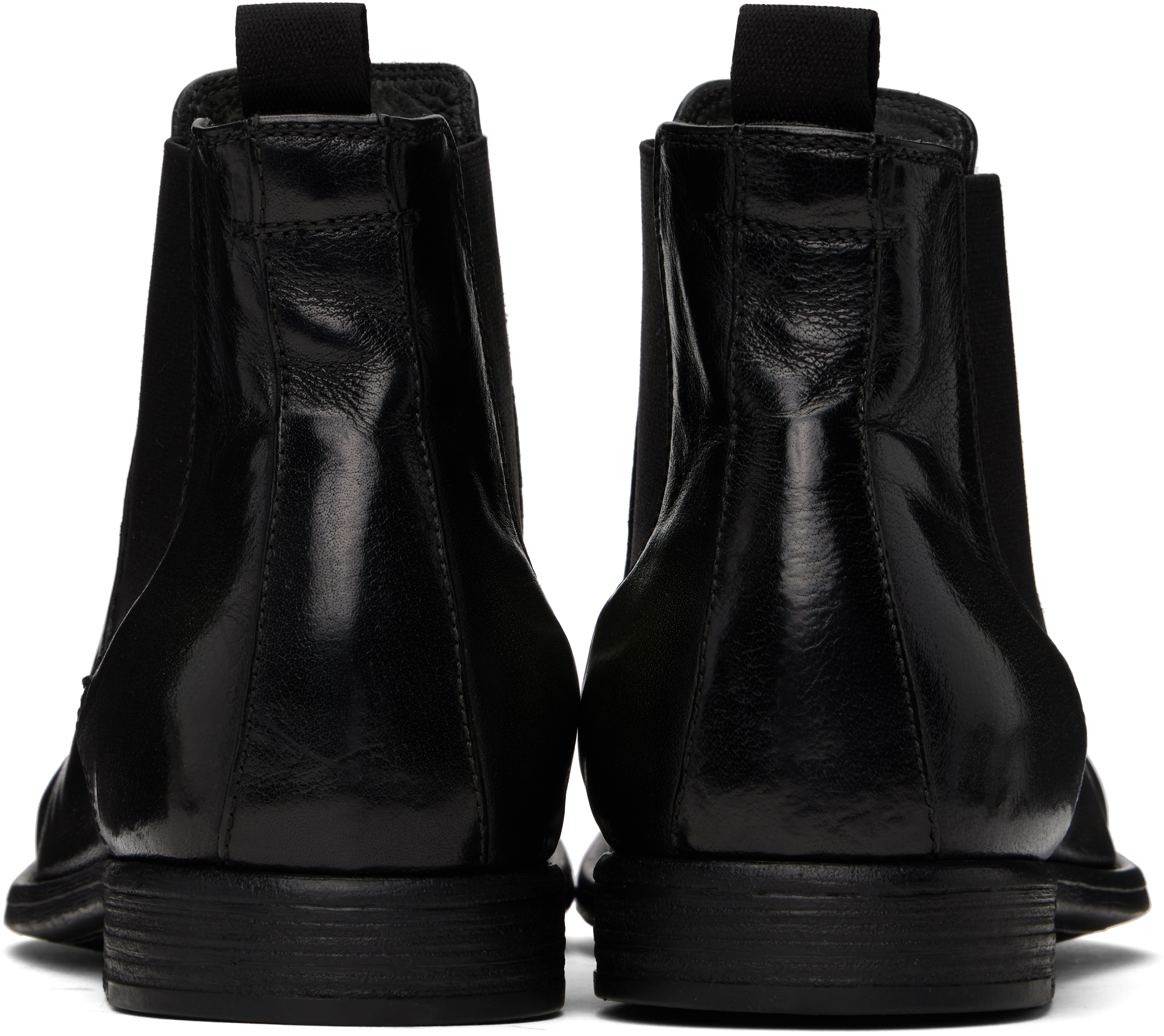 Officine Creative Black Chronicle 123 Chelsea Boots