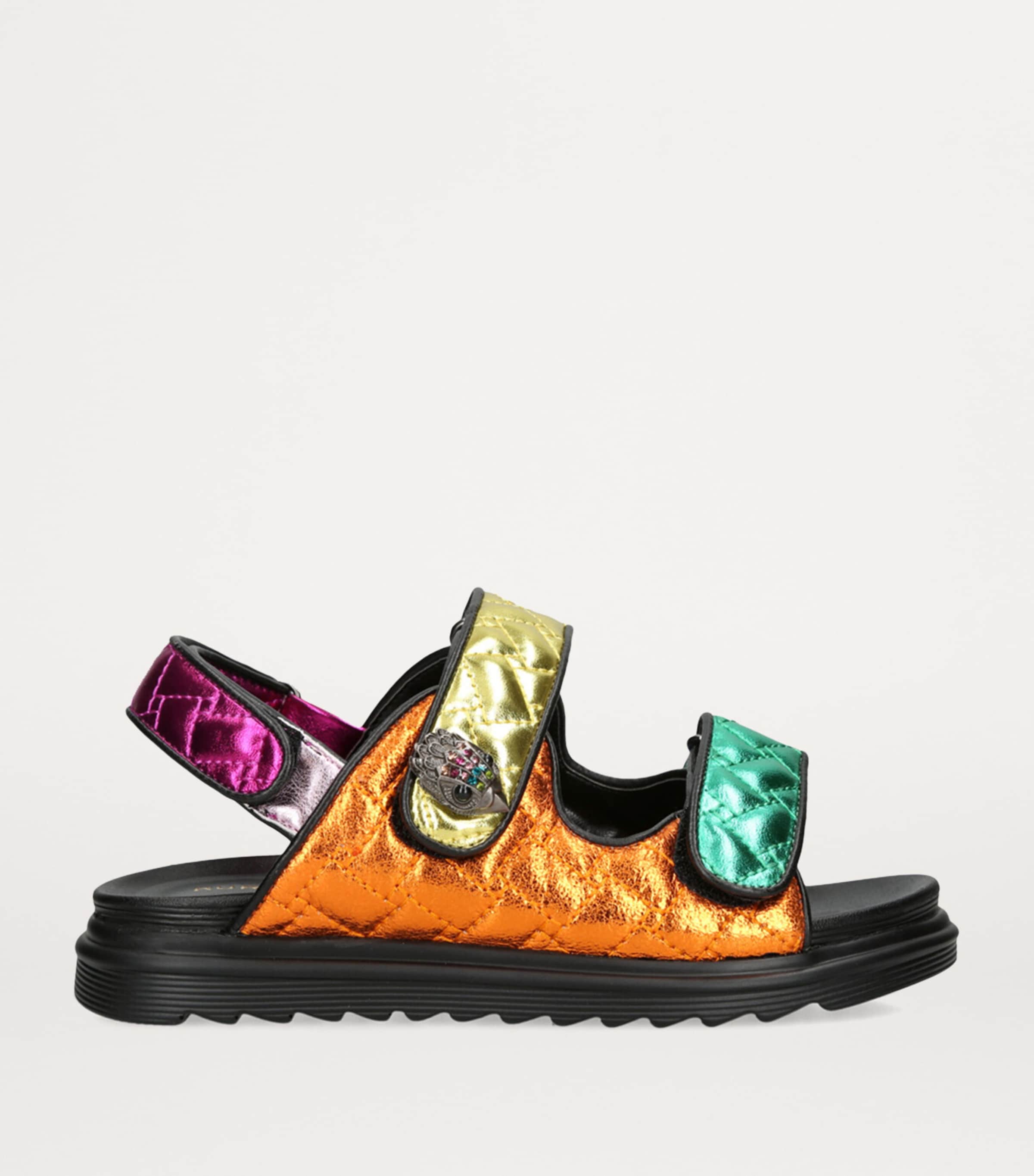 Kurt Geiger London 여성 Leather Mini Orson Sandals 000000000007589102