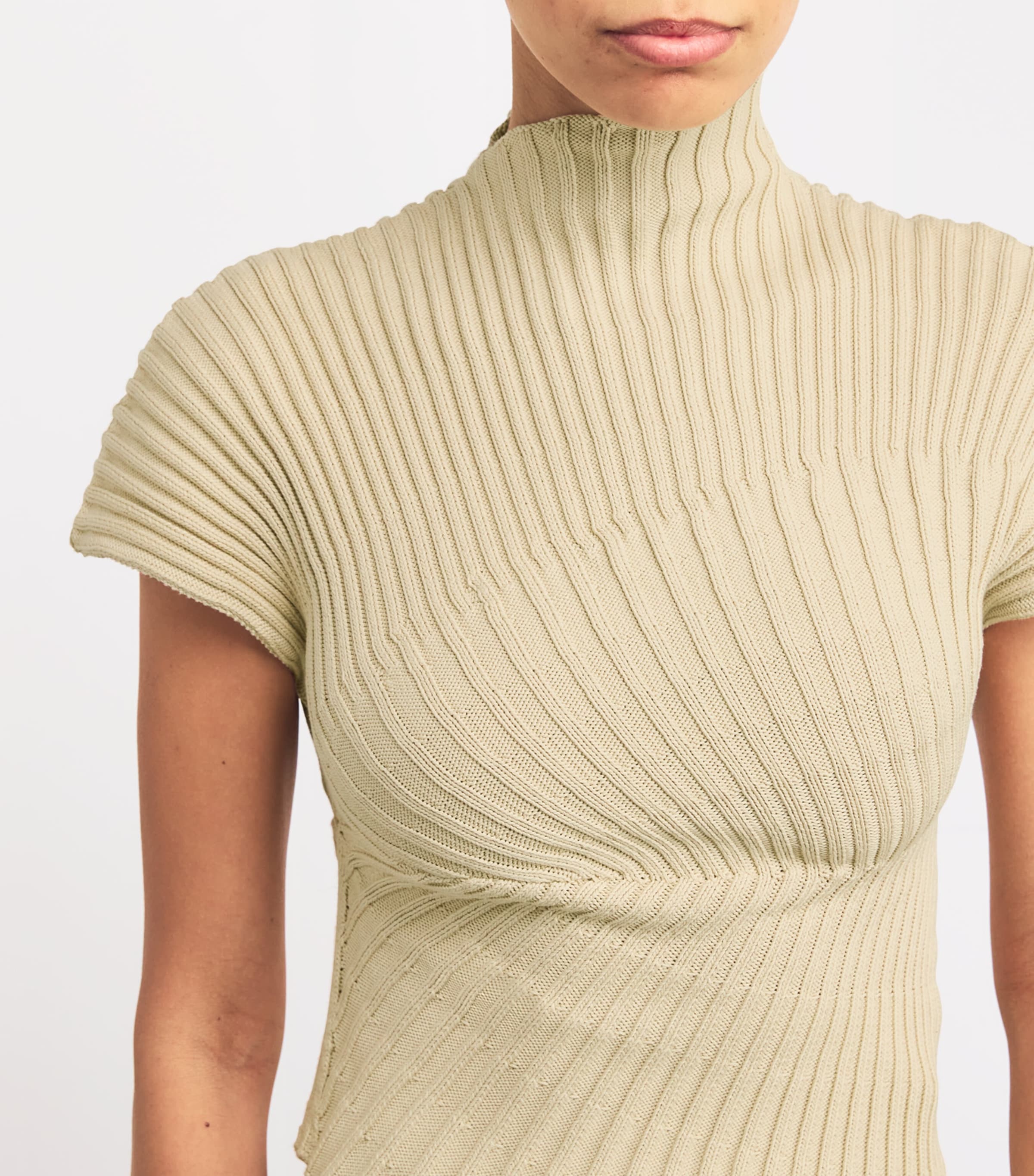 Asymmetric Knitted Annemie Top