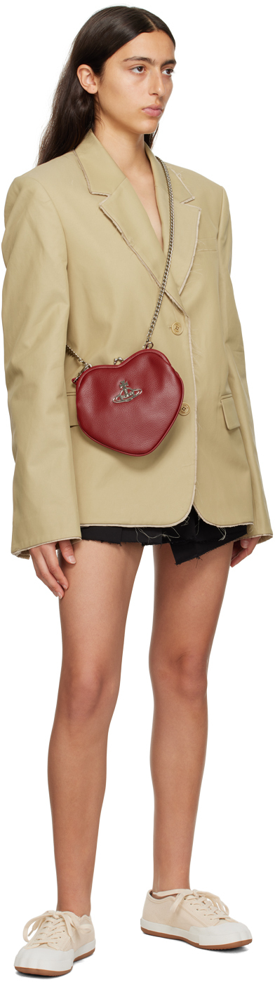 Vivienne Westwood Belle Heart Frame Leather Purse