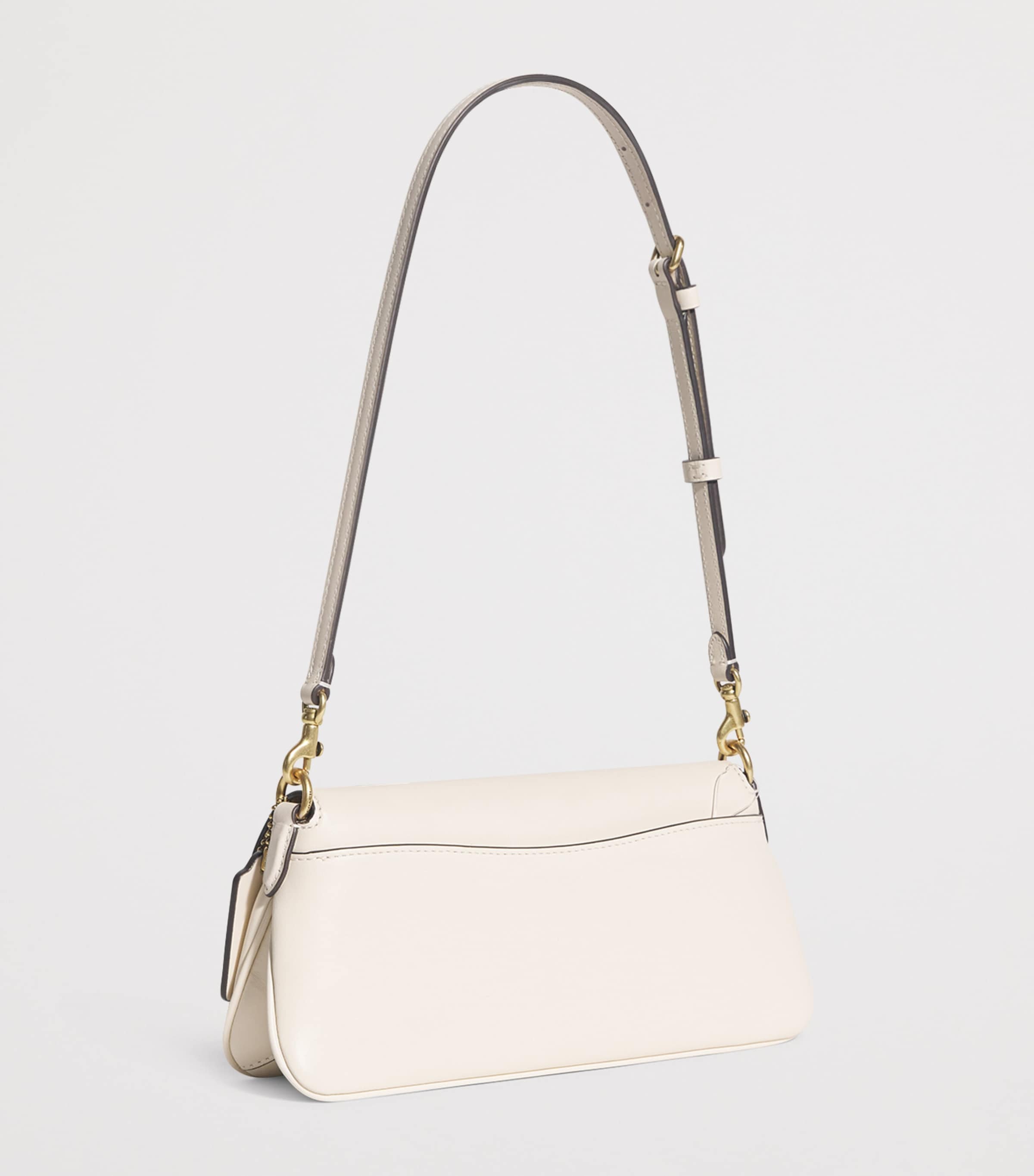Calf Leather Jet Shoulder Bag