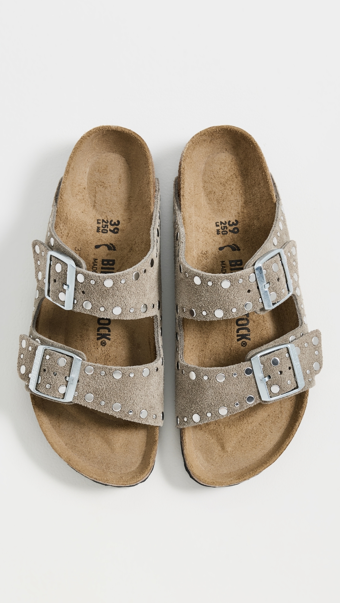 Birkenstock Arizona Rivets Sandals Taupe