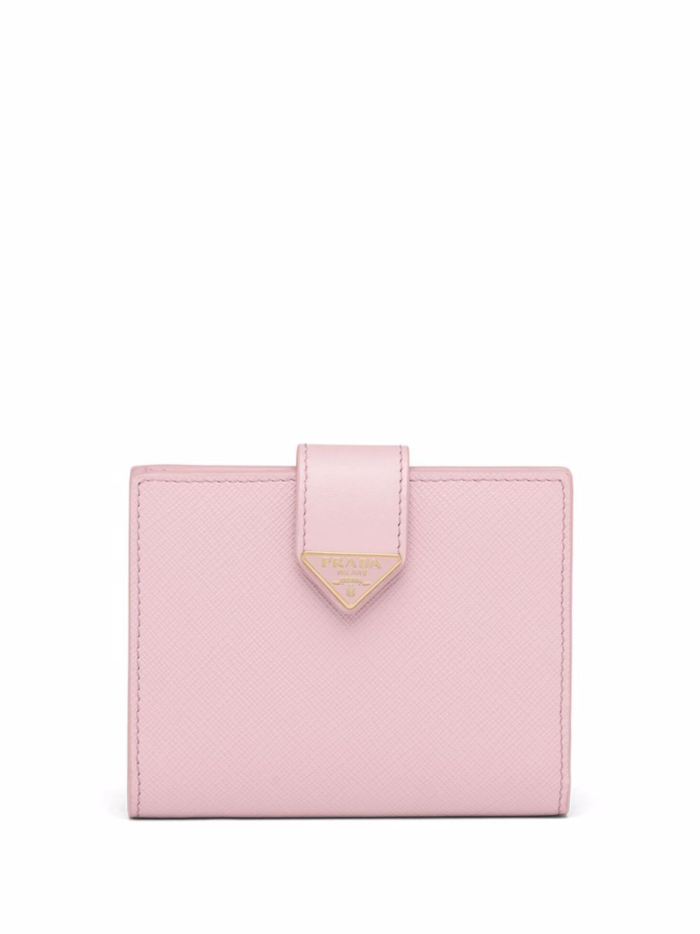 saffiano logo-plaque wallet, Prada