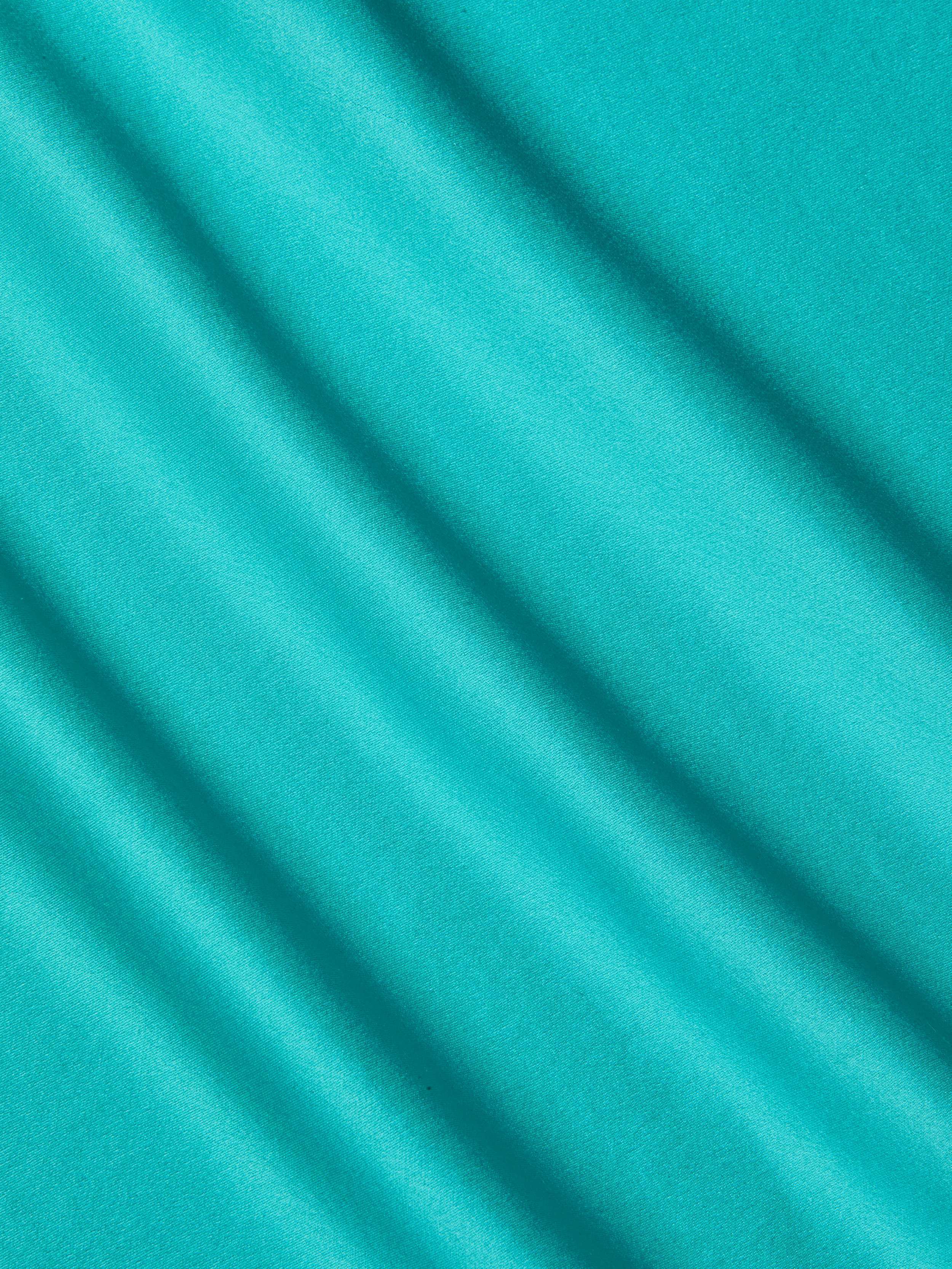 Charmaine Silk Gown In Lagoon