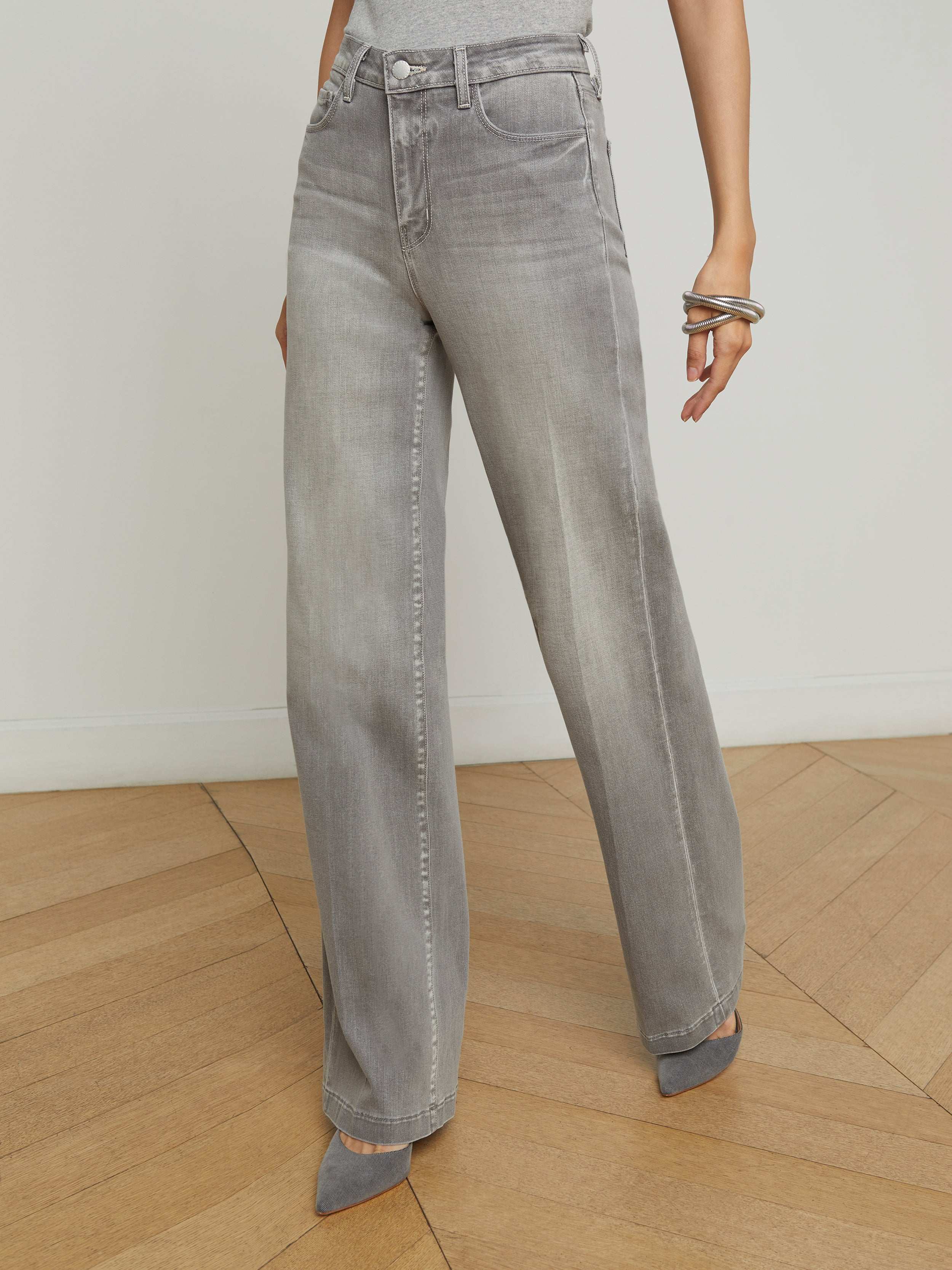 Clayton Wide-Leg Jean In Barron