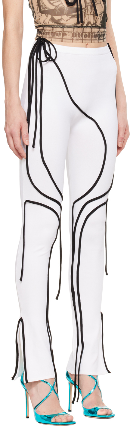 Ottolinger Knitted Strappy Leggings - White