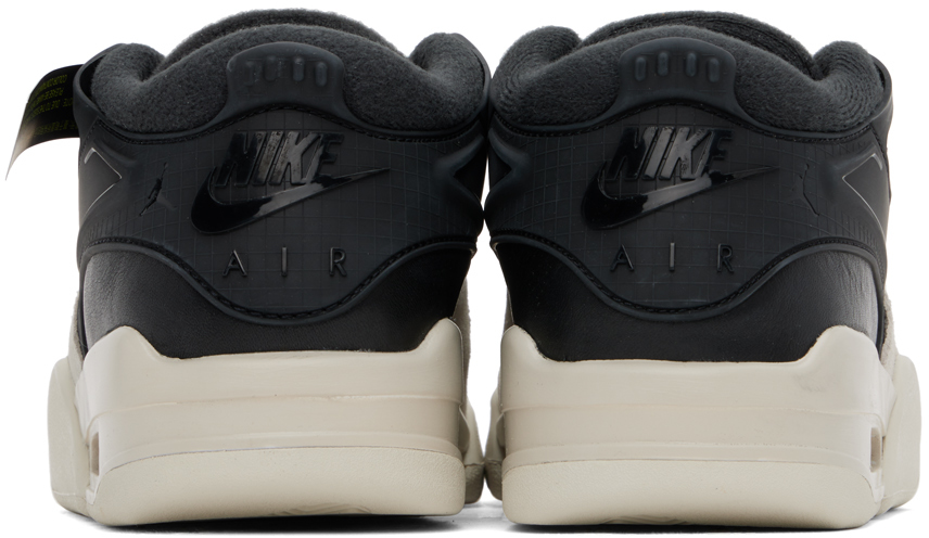 Nike Jordan Black & Off-White Air Jordan 4 RM Sneakers