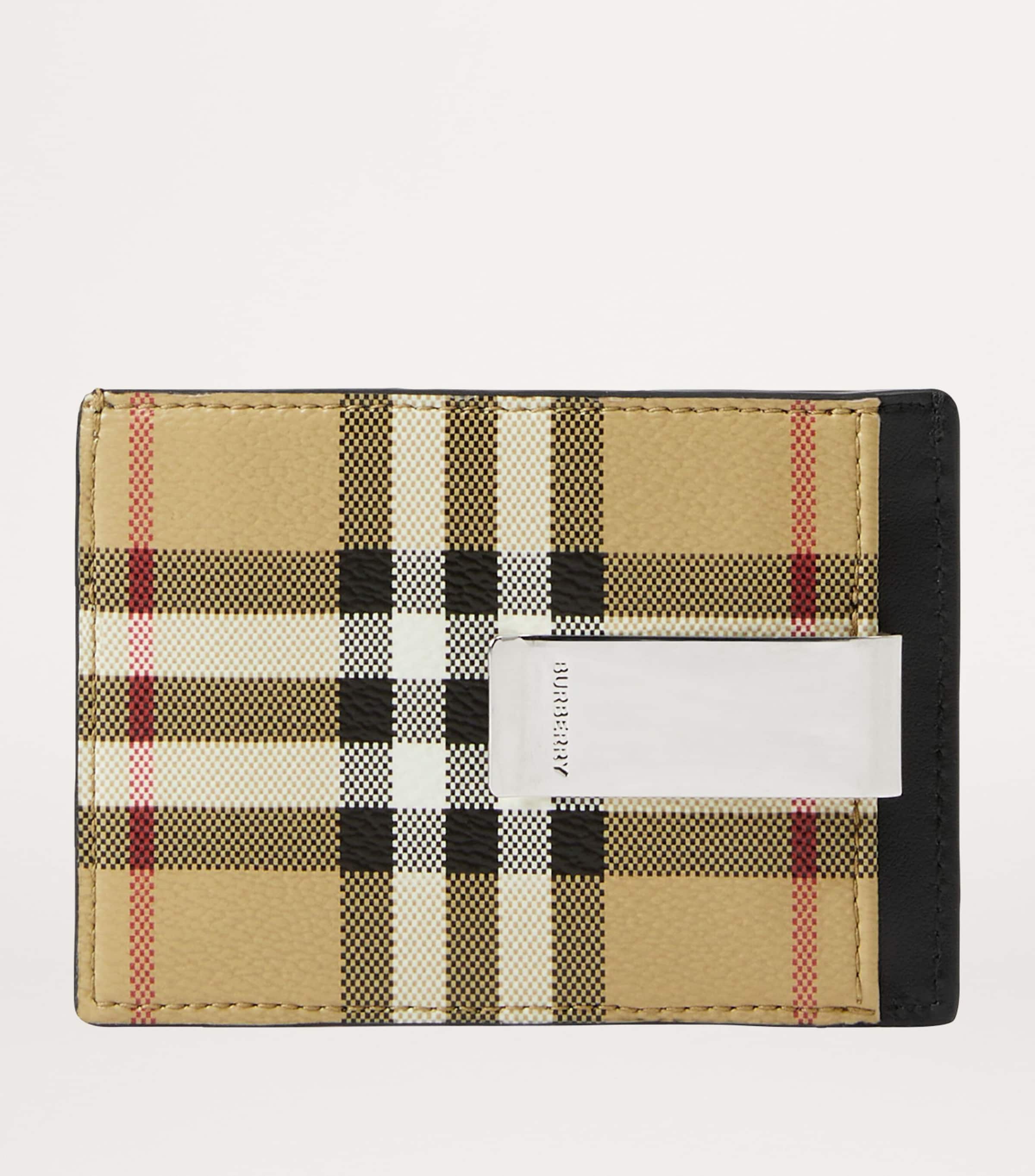 Check Money Clip Card Holder