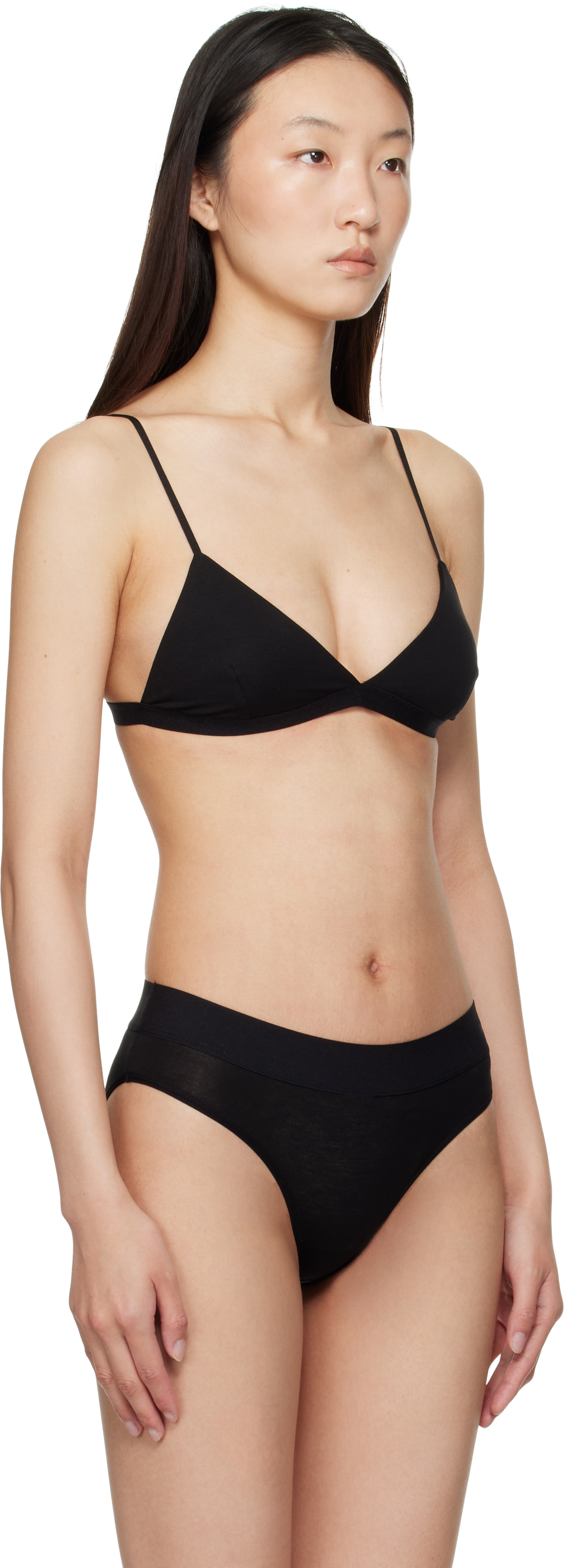 Two-Pack Black & Beige Mississippi Bras