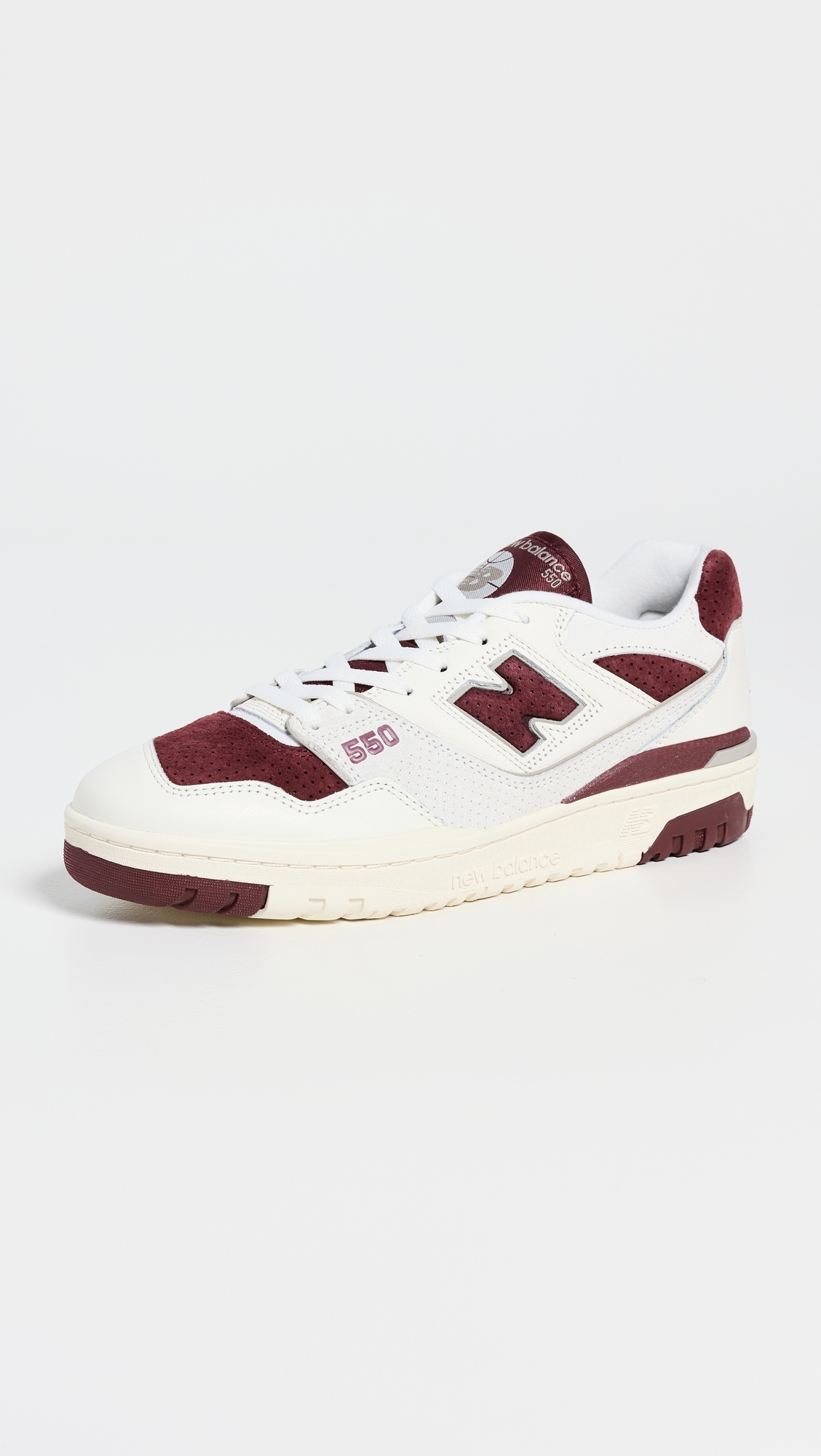 New Balance BB550 Sneakers White Red