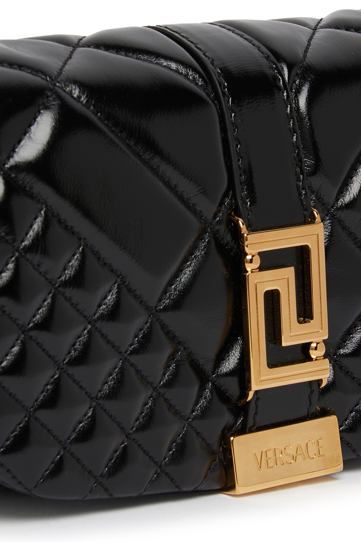 Versace Greca Goddess Mini Quilted Crossbody Bag