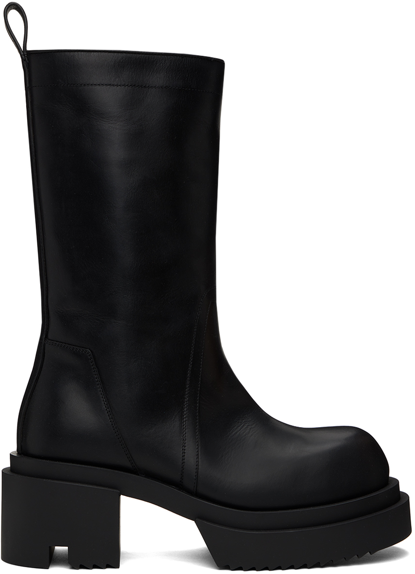 Rick Owens Black Bogun Boots