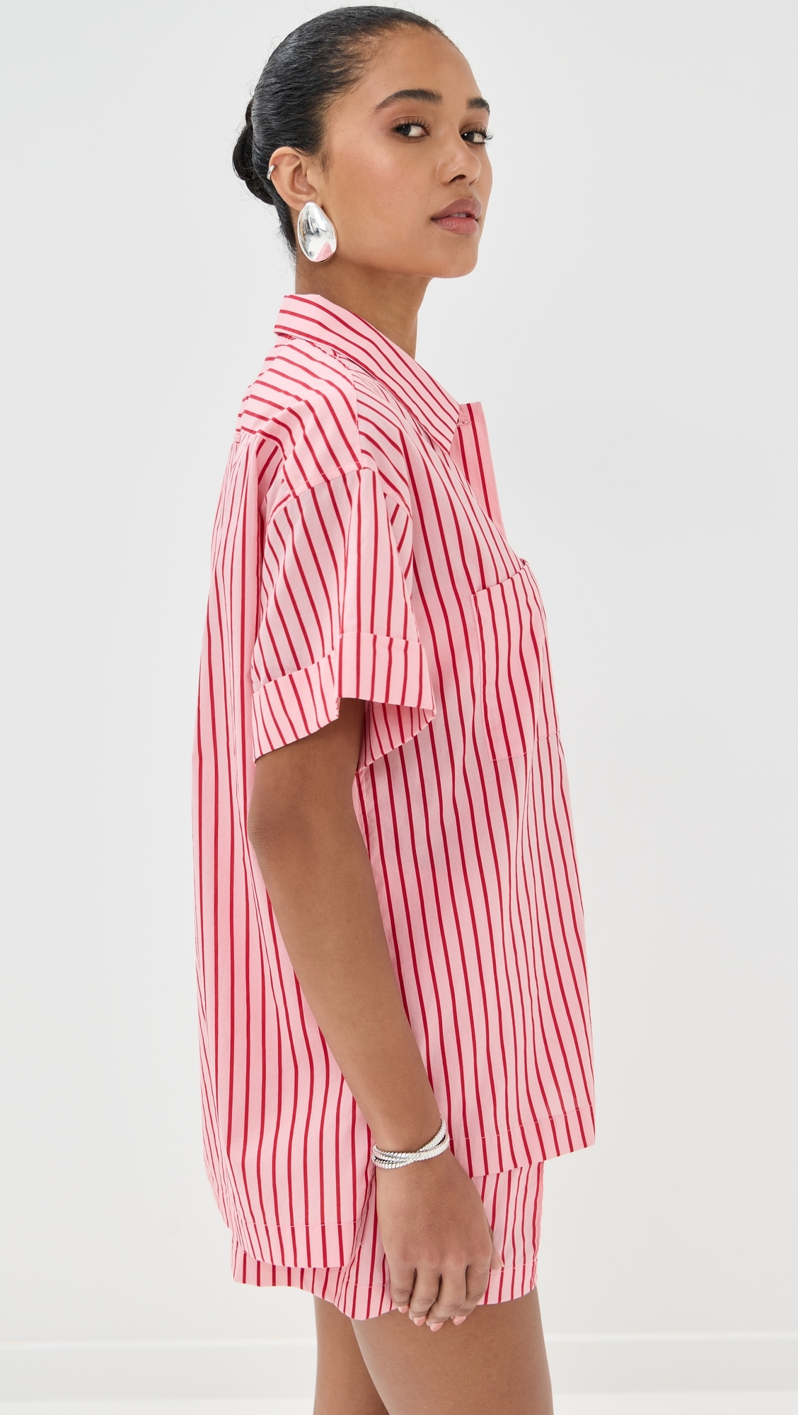 STAUD Channing Top Montauk Stripe