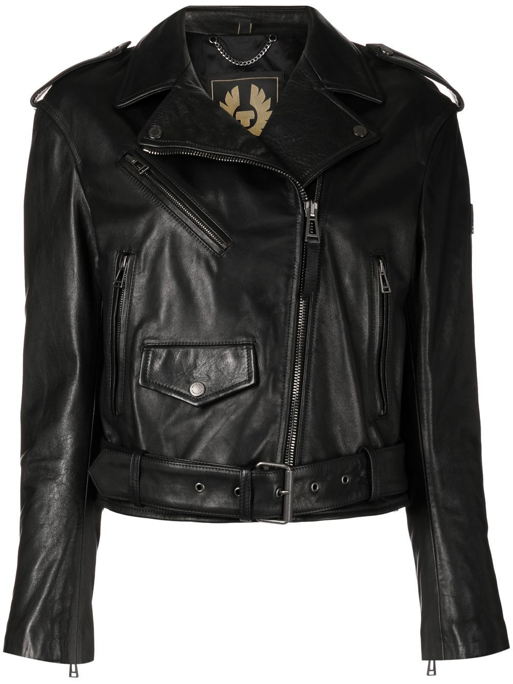 벨스타프 여성 Renegade leather biker jacket - Black 102958
