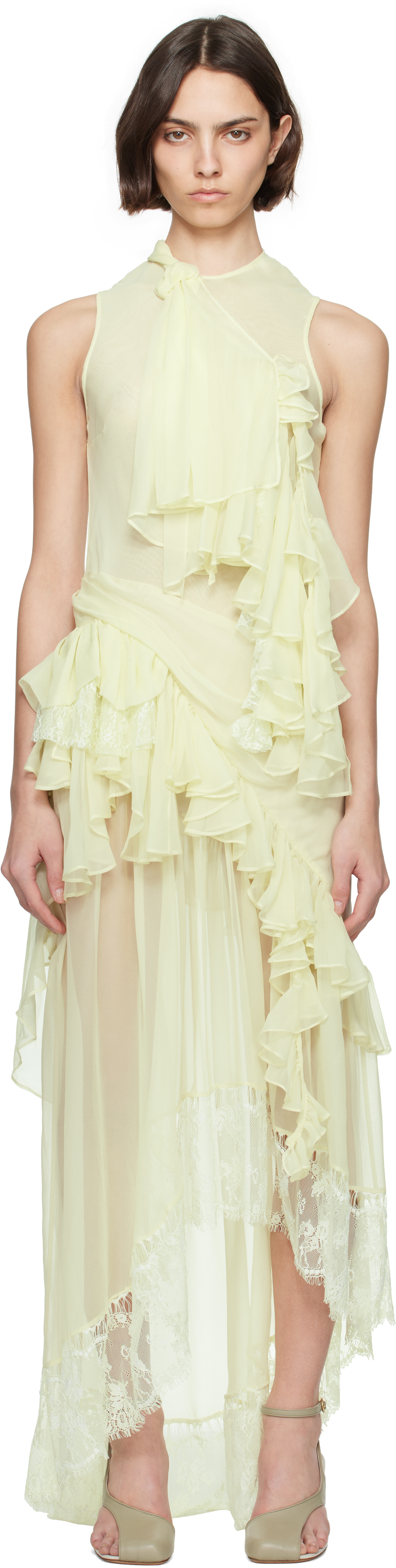 Collina Strada Green Angelica Maxi Dress