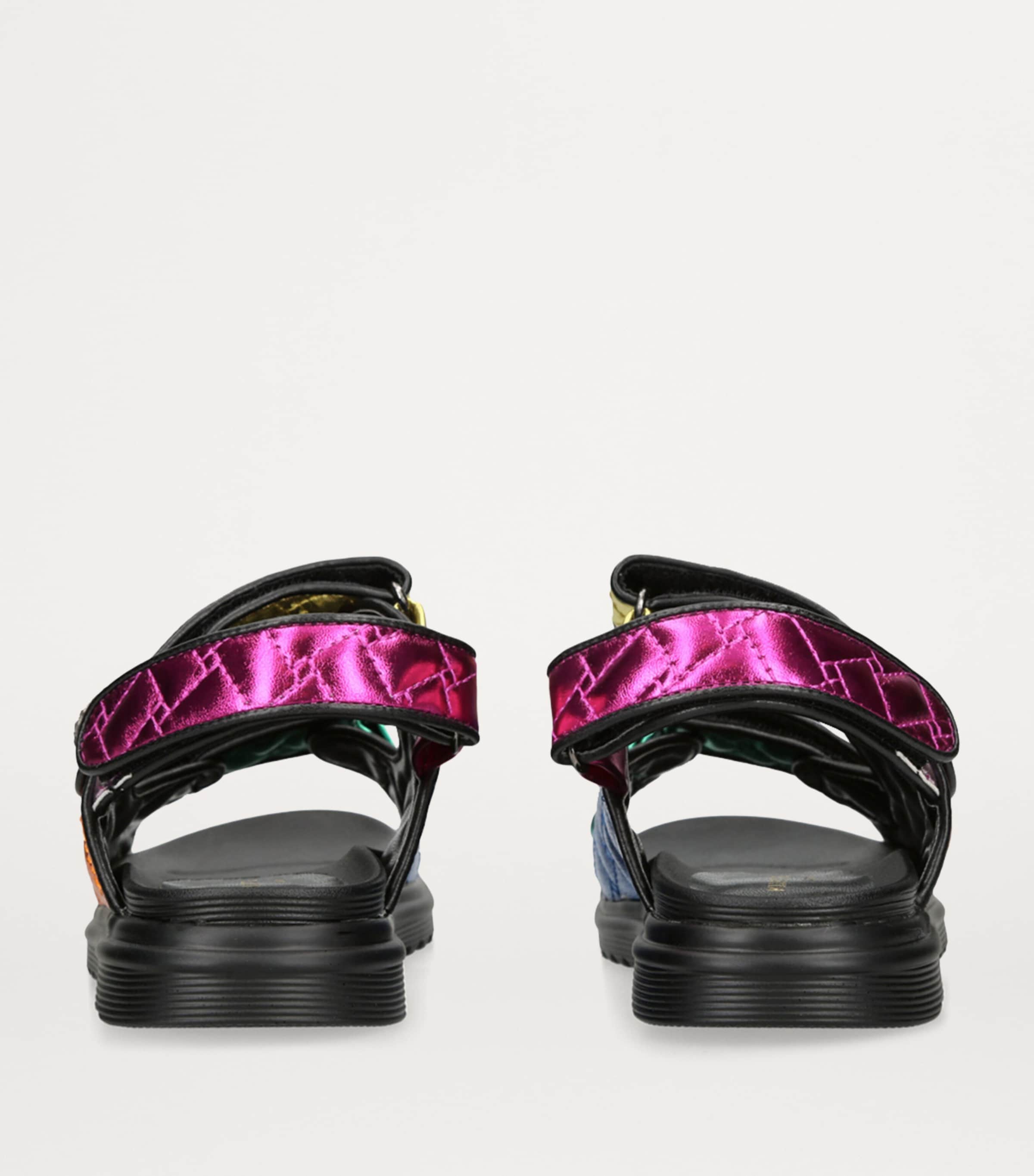 Kurt Geiger London 여성 Leather Mini Orson Sandals 000000000007589102