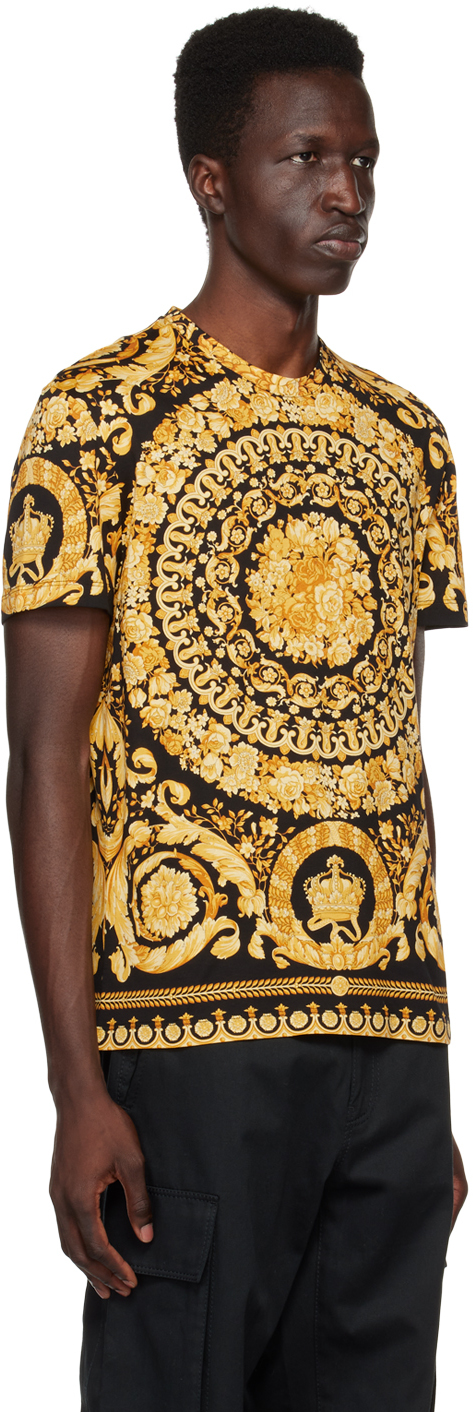 Versace Black Barocco T-Shirt