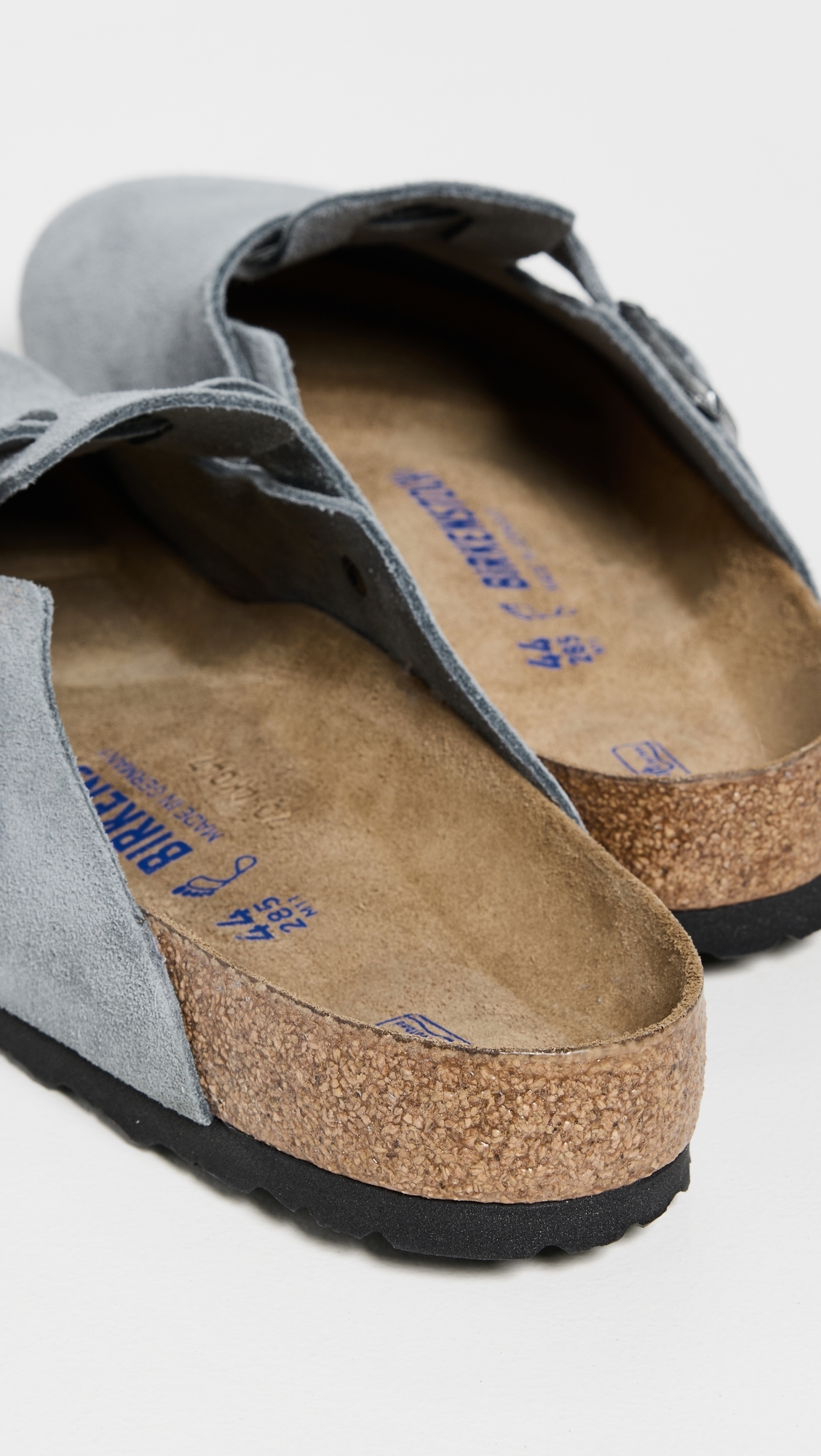 Birkenstock Boston Soft Footbed Clogs Basalt Grey