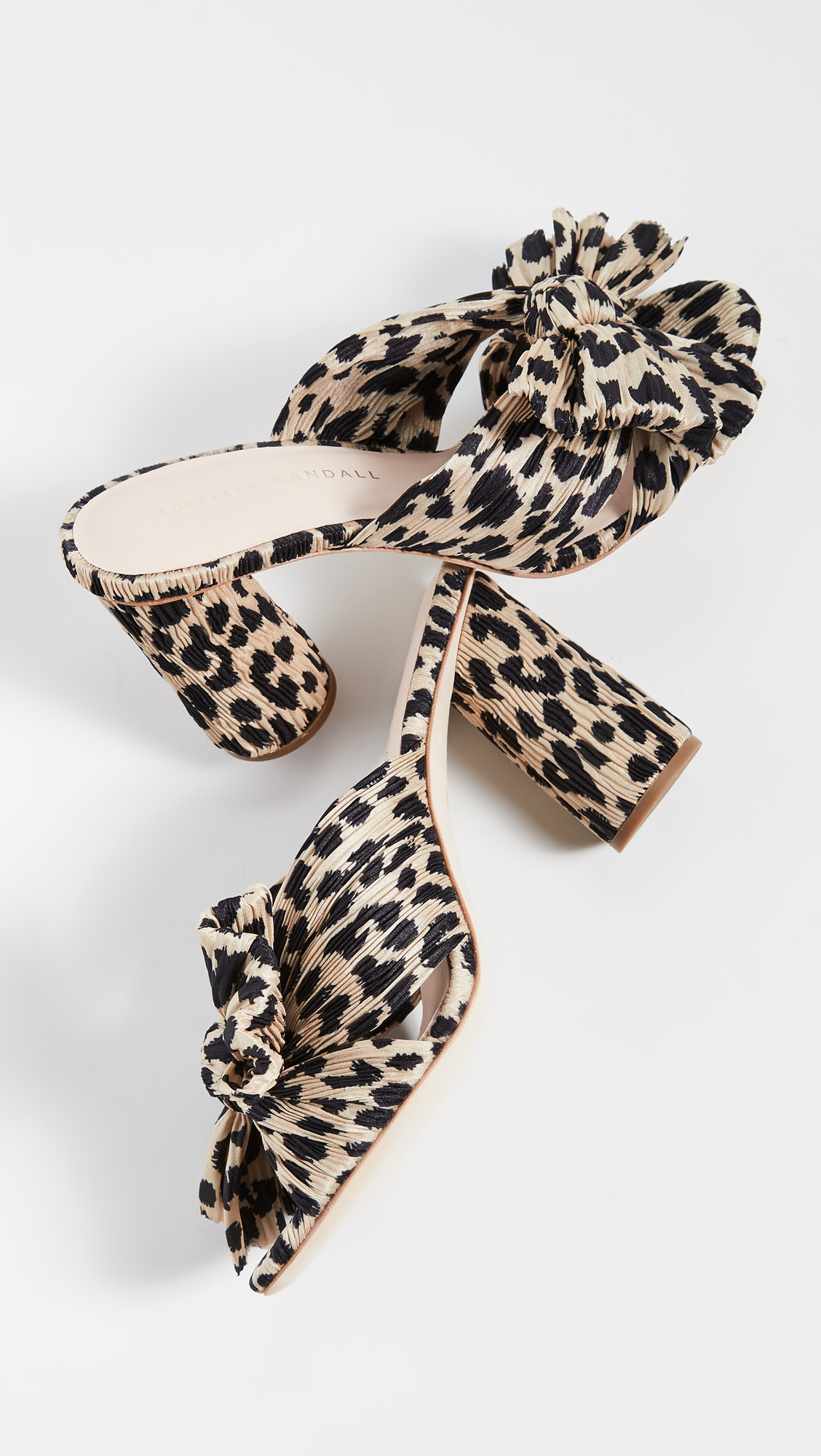 Penny Pleated Bow Sandals