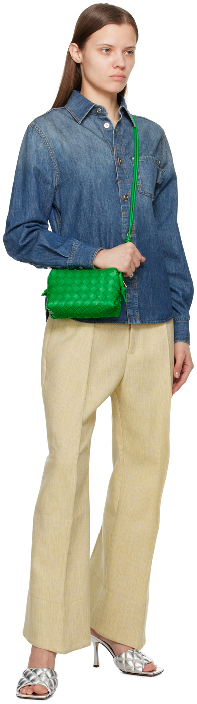 Bottega Veneta Green Mini Loop Camera Bag - Realry: Your Fashion Search  Engine