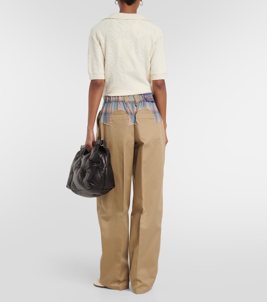 Maison Margiela High-rise wide-leg pants
