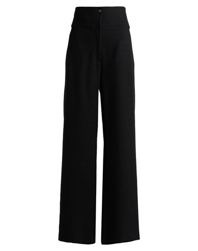 Loewe Woman Pants Black Size 4 Triacetate, Polyester
