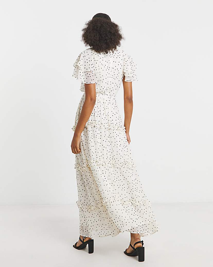 Joanna Hope Maxi Ruffle Dress
