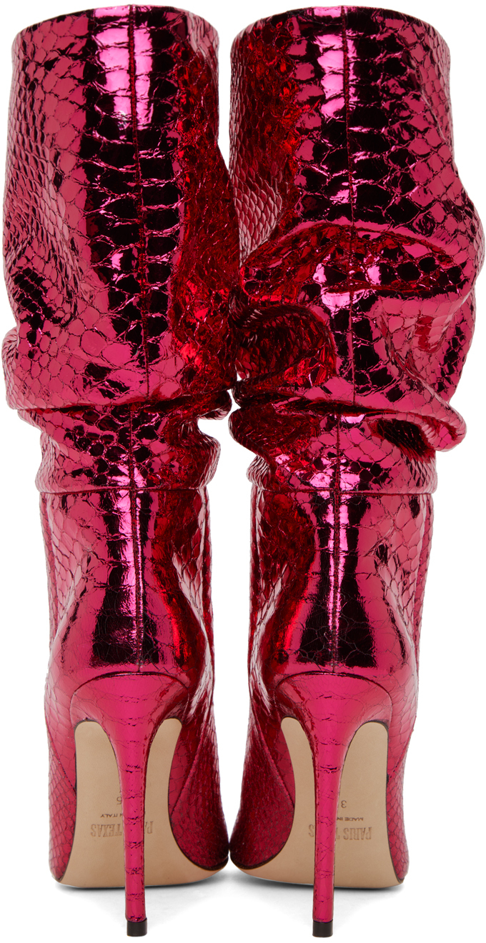 Paris Texas pink slouchy boots - Realry 