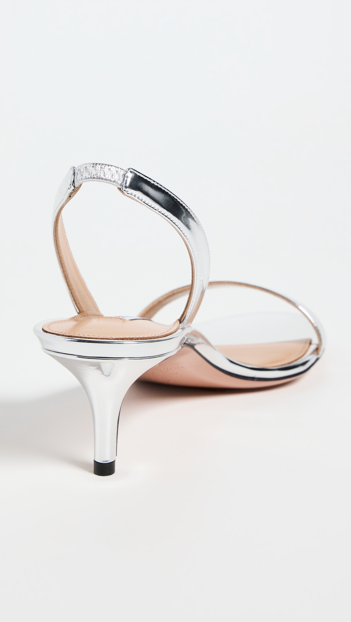 So Nude Sandals 50mm Silver